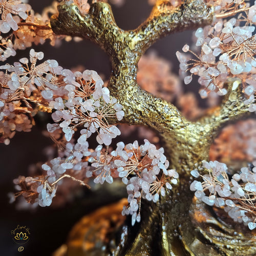 Rose Quartz Crystal Bonsai | Love