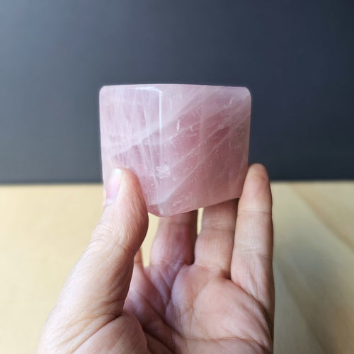 Rose Quartz Cube | 266gms