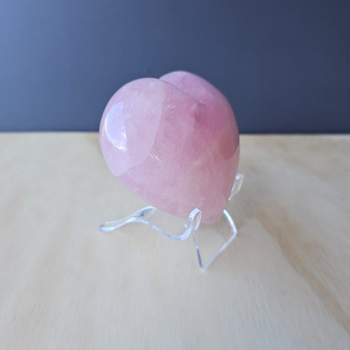 Rose Quartz Heart | Love, Carved Clearly