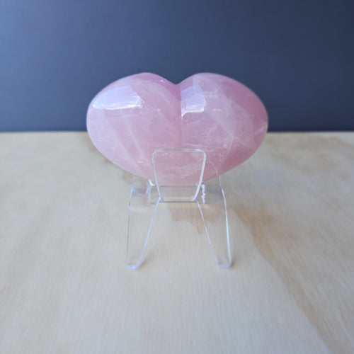 Rose Quartz Heart | Love, Carved Clearly