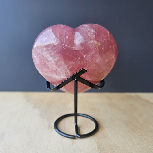 Rose Quartz Heart | Pure Affection