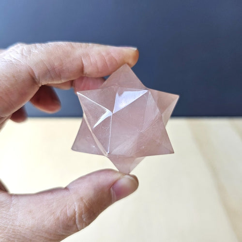 Rose Quartz Merkaba | 89gms