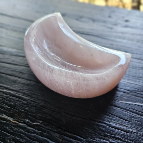 Rose Quartz Moon | Bowl 641gms