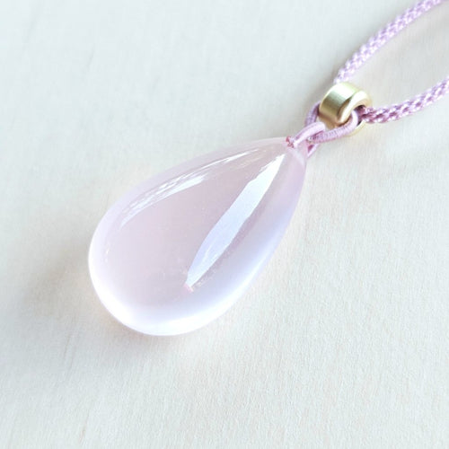 Rose Quartz Necklace | Sacred Heart