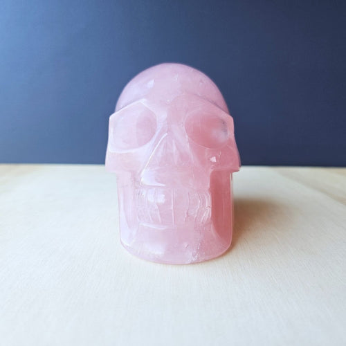 Rose Quartz Skull | Heart Space Guardian