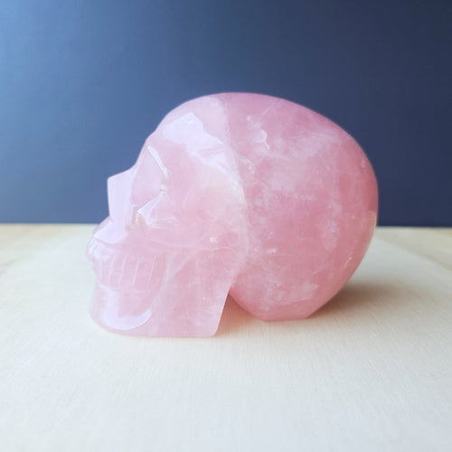 Rose Quartz Skull | Heart Space Guardian