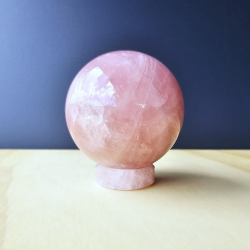 Rose Quartz Sphere | Circle Of Self Love