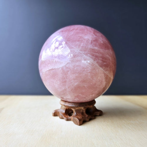 Rose Quartz Sphere | The Quiet Heart