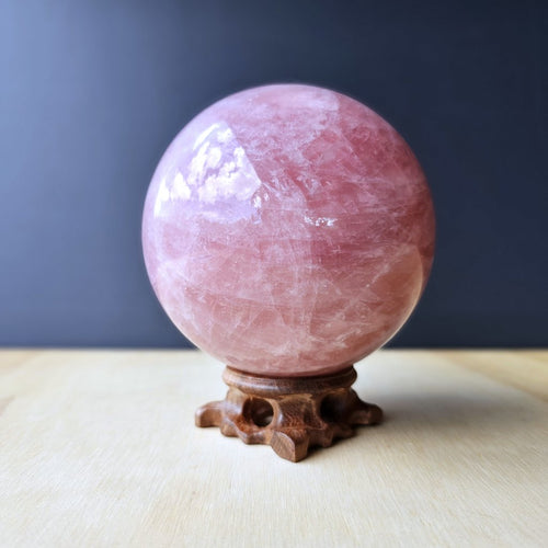 Rose Quartz Sphere | The Quiet Heart