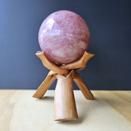 Rose Quartz Sphere | The Rose Sanctuary