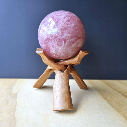 Rose Quartz Sphere | The Rose Sanctuary