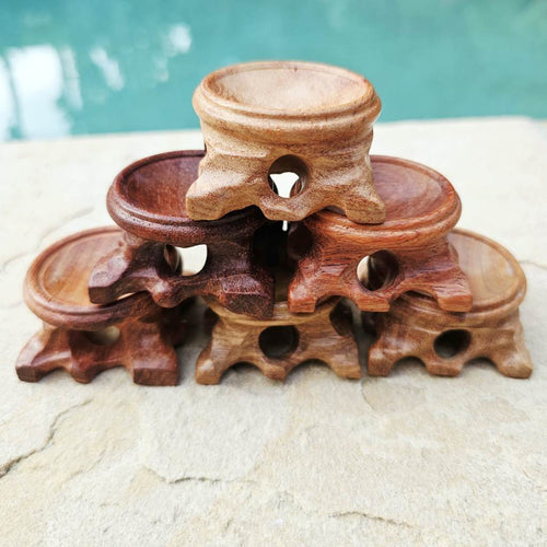 Rosewood Sphere Stands | 4.5cm