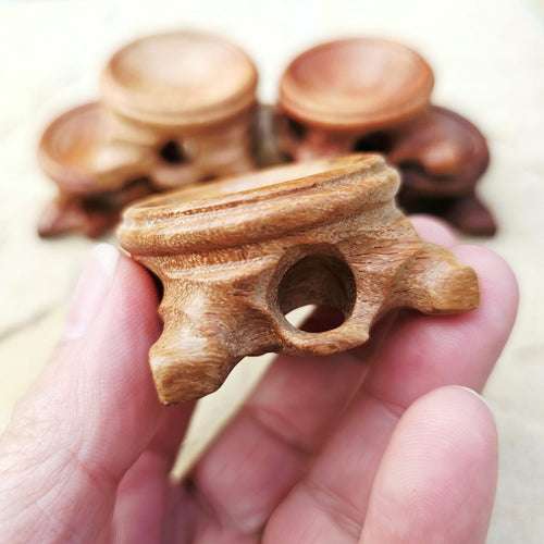 Rosewood Sphere Stands | 4.5cm