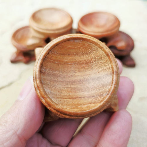 Rosewood Sphere Stands | 4.5cm