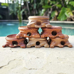 Rosewood Sphere Stands | 5.5cm