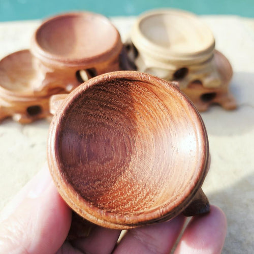 Rosewood Sphere Stands | 5.5cm