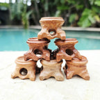 Rosewood Sphere Stands | Small 3cm