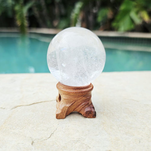 Rosewood Sphere Stands | Small 2.9cm