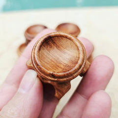 Rosewood Sphere Stands | Small 3cm