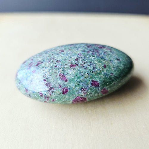Ruby Fuchsite Palm Stone | 142gms