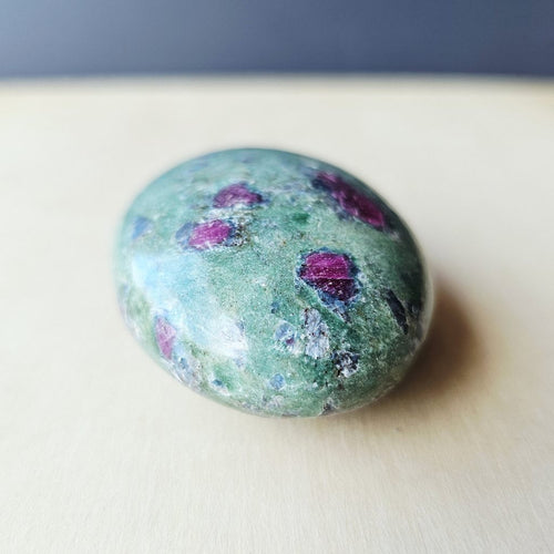 Ruby Fuchsite Palm Stone | 159gms