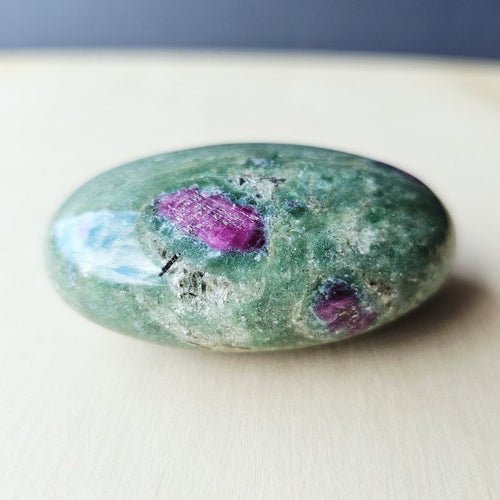 Ruby Fuchsite Palm Stone | 167gms