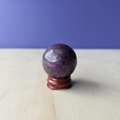 Ruby Sphere | Sacred Sanskrit 90gms