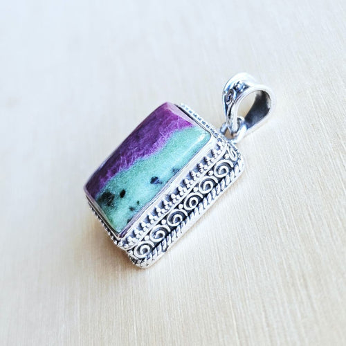 Ruby Zoisite Pendant | Emotional Alchemy