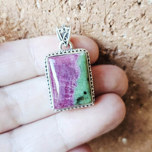 Ruby Zoisite Pendant | Emotional Alchemy