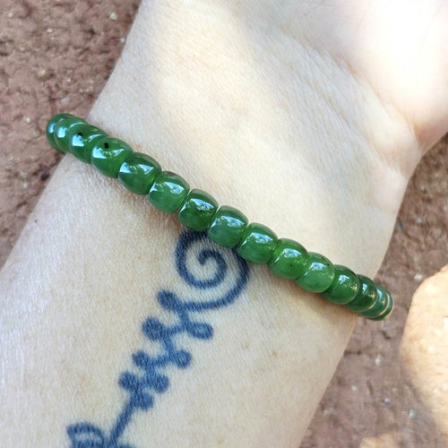 Russian Green Jade Crystal Bracelet | Koi Of Abundance