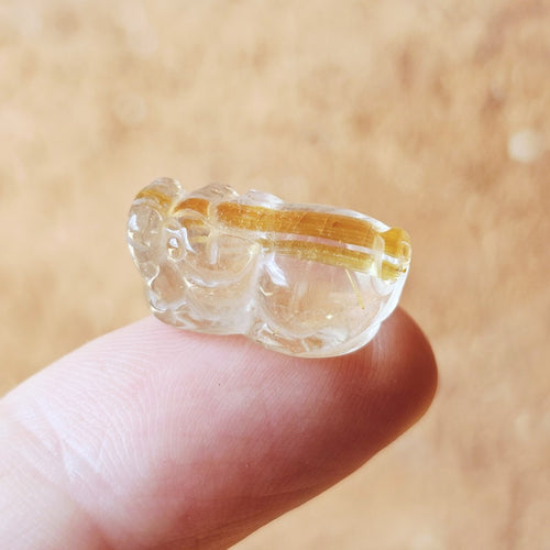 Rutilated Quartz | Mini Pixiu