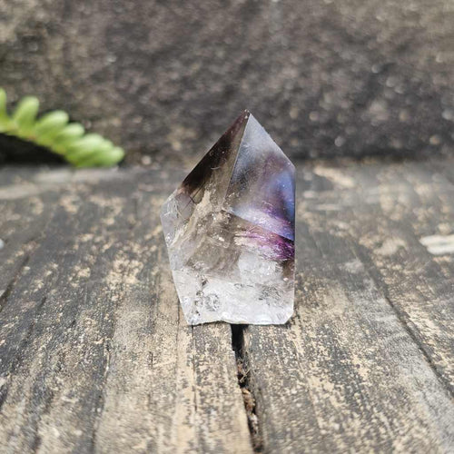 Rutilated, Amethyst & Inclusion Quartz| Faceted Freeform 32gms