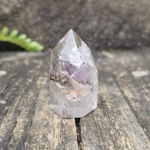Rutilated, Amethyst & Inclusion Quartz| Faceted Freeform 46gms