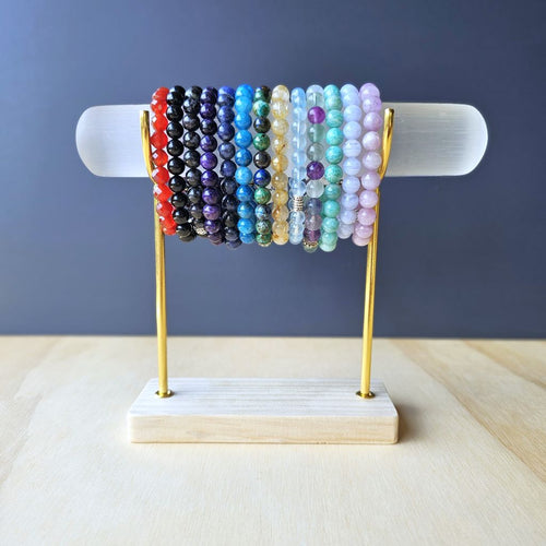 Selenite Bracelet Holder | Display Stand