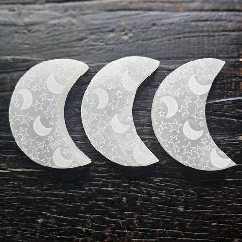 Selenite | Etched Moons