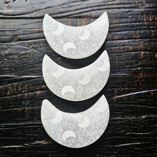 Selenite | Etched Moons