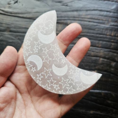 Selenite | Etched Moons