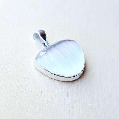 Selenite Pendant | The White Flame