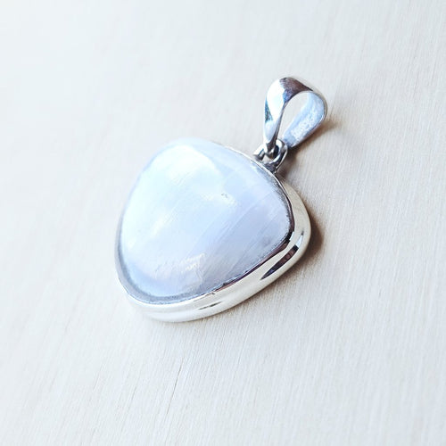 Selenite Pendant | The White Flame