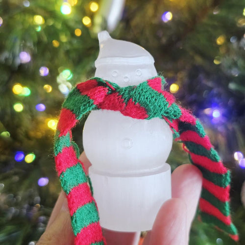 Selenite Snowman | Snow Snugglers