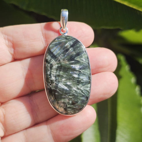 Seraphinite Pendant | Angelic Harmony