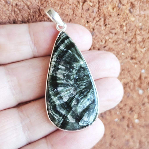Seraphinite Pendant | Heart Of The Seraph