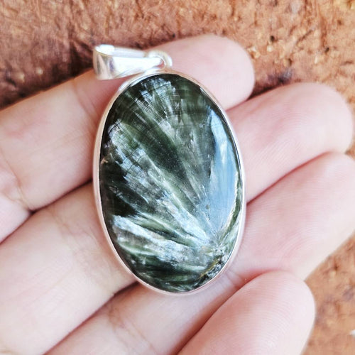 Seraphinite Pendant | Heartline