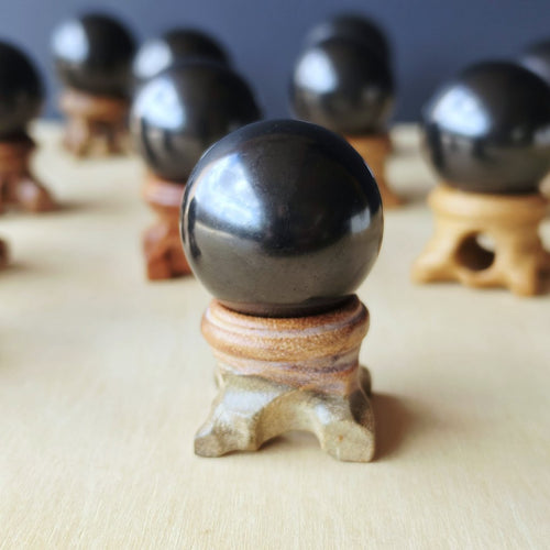 Shungite Spheres | With Stand