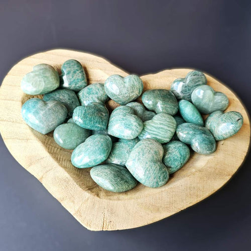 Small Amazonite Hearts | Truth Tonic