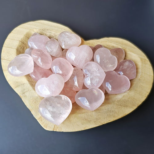 Small Rose Quartz Hearts | Tender Truth