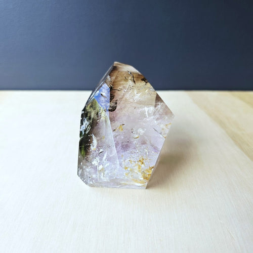 Smoky Amethyst Quartz | Faceted Freeform 387gms