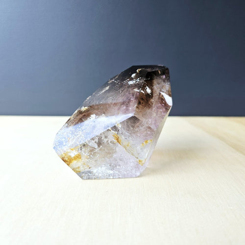 Smoky Amethyst Quartz | Faceted Freeform 387gms