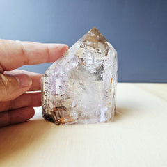 Smoky Amethyst Quartz| Faceted Freeform 532gms