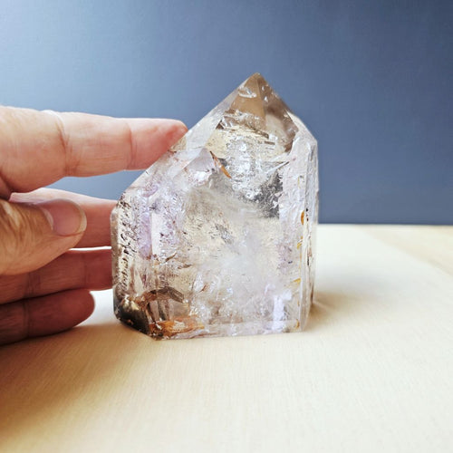 Smoky Amethyst Quartz| Faceted Freeform 532gms